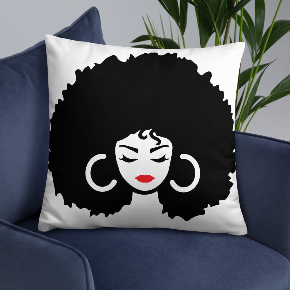 Natural Beauty Throw Pillow-White - Beguiling Phenix Boutique