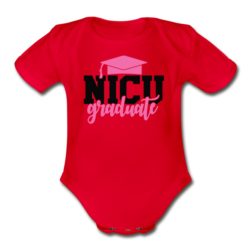 NICU Graduate Organic Short Sleeve Baby Bodysuit - Beguiling Phenix Boutique