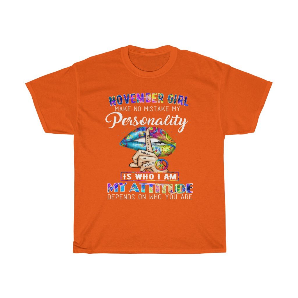 November Girl Unisex Heavy Cotton Tee - Beguiling Phenix Boutique