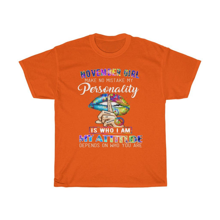 November Girl Unisex Heavy Cotton Tee - Beguiling Phenix Boutique