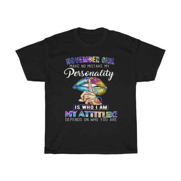 November Girl Unisex Heavy Cotton Tee - Beguiling Phenix Boutique