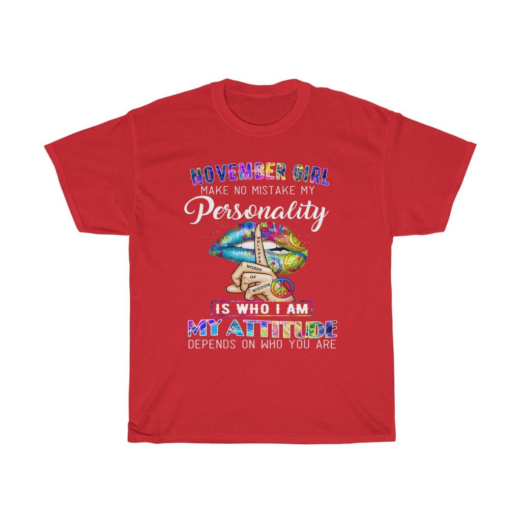 November Girl Unisex Heavy Cotton Tee - Beguiling Phenix Boutique