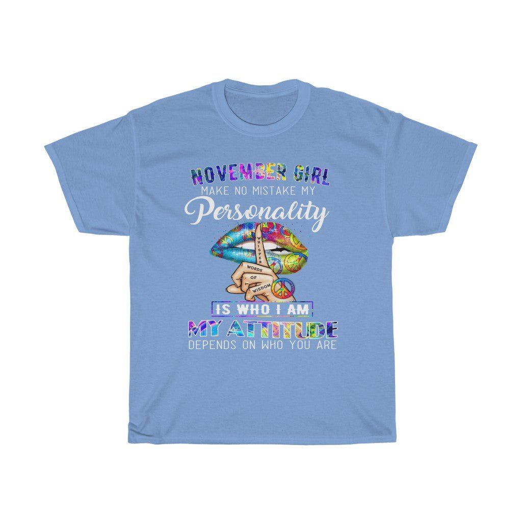 November Girl Unisex Heavy Cotton Tee - Beguiling Phenix Boutique