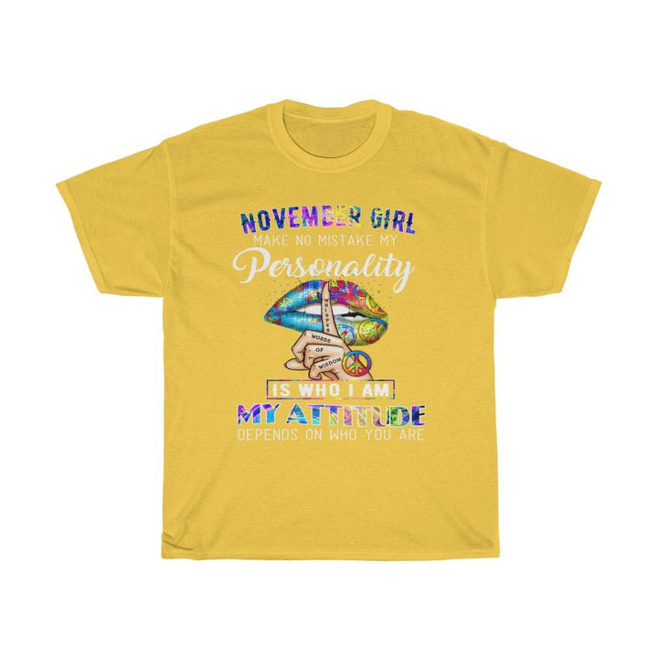 November Girl Unisex Heavy Cotton Tee - Beguiling Phenix Boutique