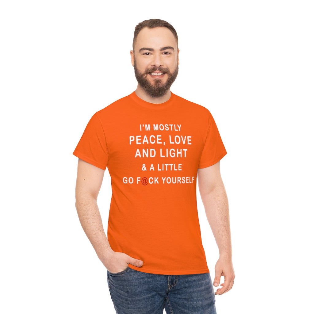 Peace & Love Unisex Cotton Tee - Beguiling Phenix Boutique