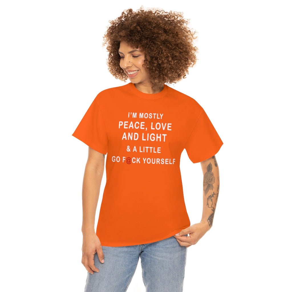 Peace & Love Unisex Cotton Tee - Beguiling Phenix Boutique