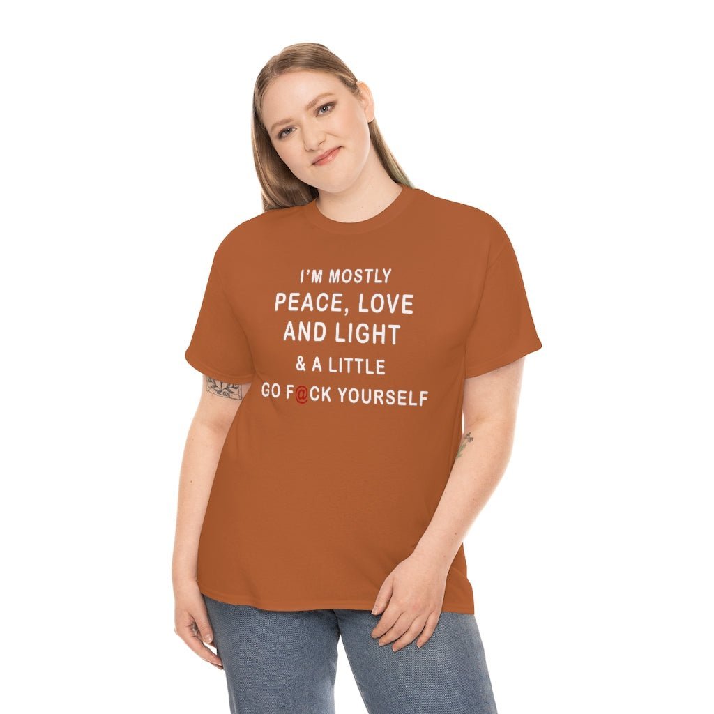 Peace & Love Unisex Cotton Tee - Beguiling Phenix Boutique