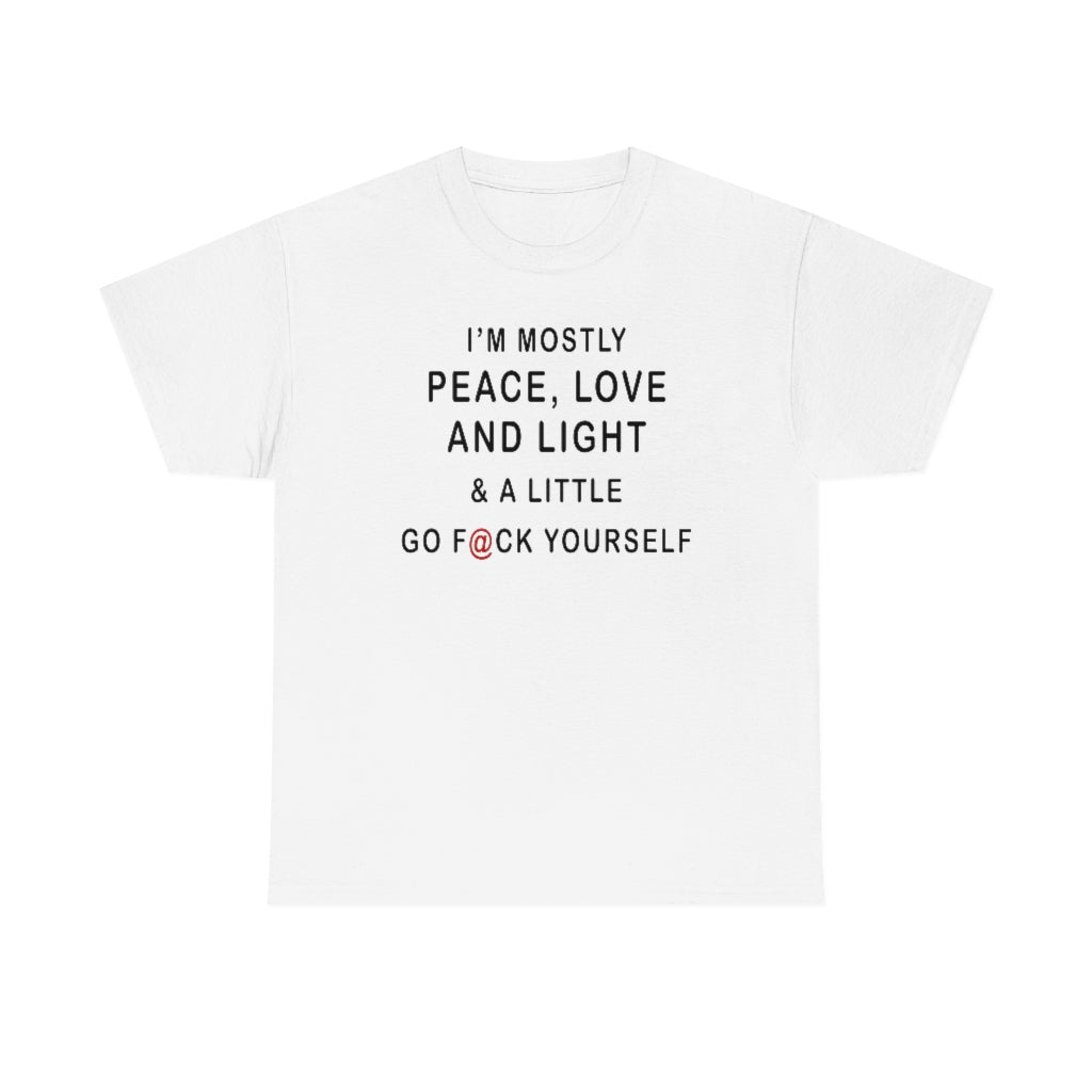 Peace & Love Unisex Cotton Tee - Beguiling Phenix Boutique