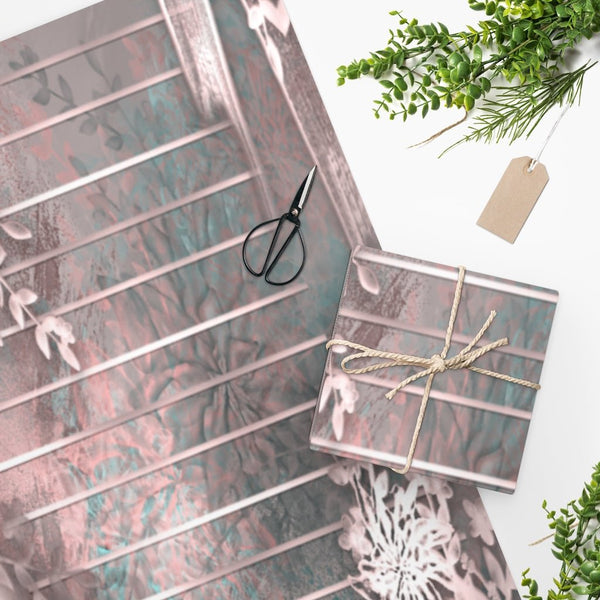 Pink Flowers Wrapping Paper - Beguiling Phenix Boutique