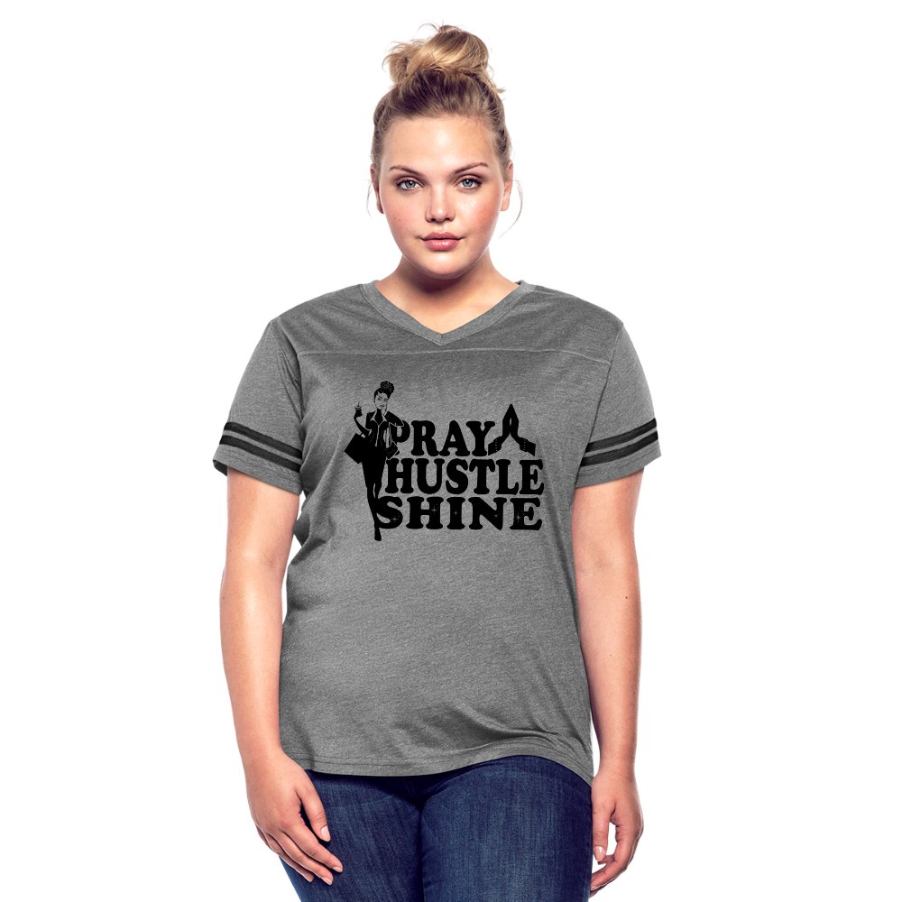 Pray, Hustle, Shine Vintage Sport Shirt - Beguiling Phenix Boutique