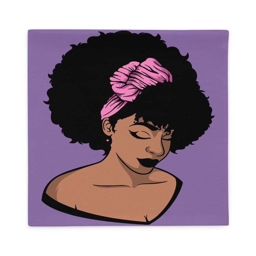 Pretty In Pink Throw Pillow Cover-Purple - Beguiling Phenix Boutique