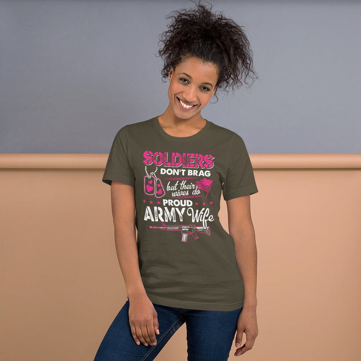 Proud Army Wife Unisex T-Shirt - Beguiling Phenix Boutique