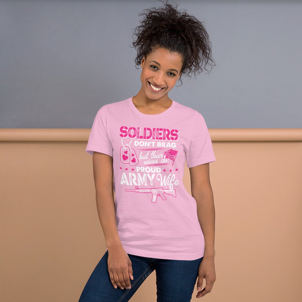 Proud Army Wife Unisex T-Shirt - Beguiling Phenix Boutique