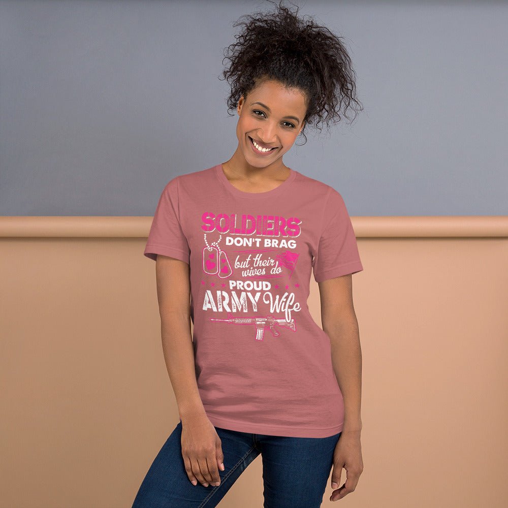 Proud Army Wife Unisex T-Shirt - Beguiling Phenix Boutique