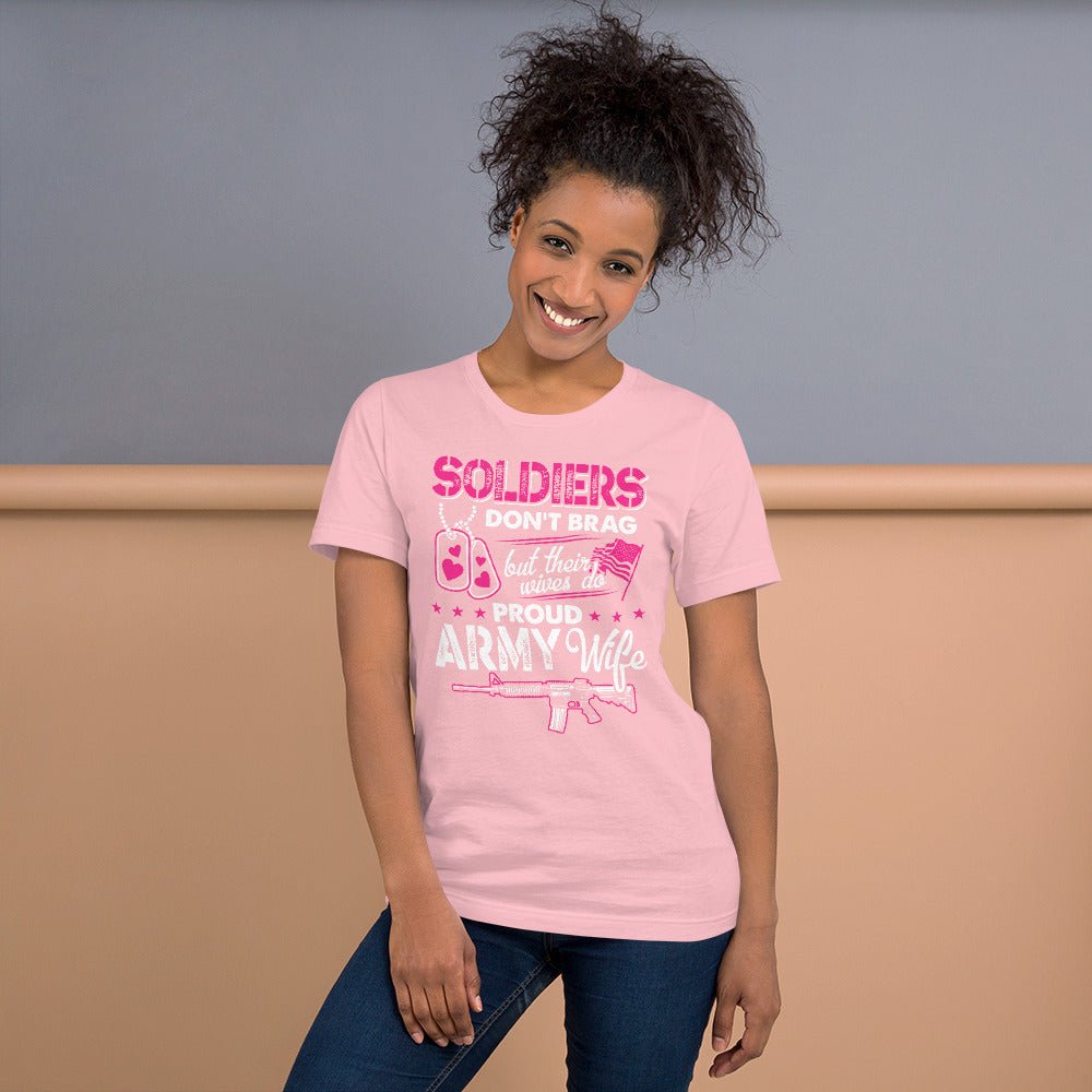Proud Army Wife Unisex T-Shirt - Beguiling Phenix Boutique