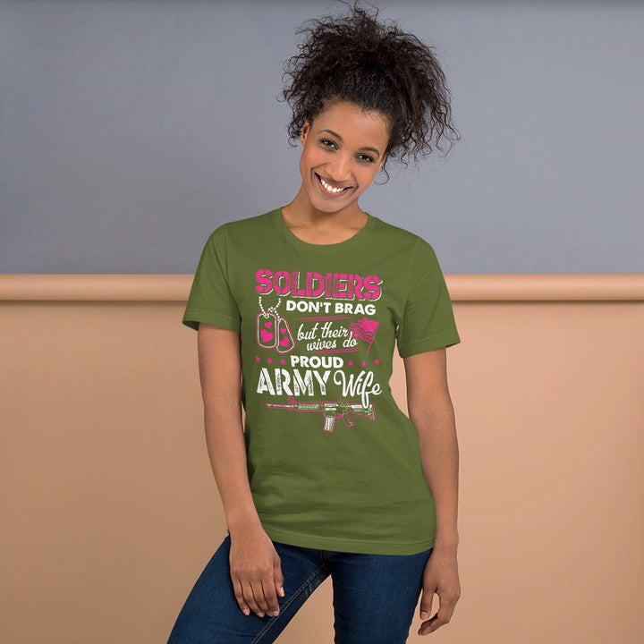Proud Army Wife Unisex T-Shirt - Beguiling Phenix Boutique