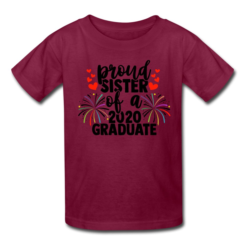 Proud Sister Of A 2020 Grad Kids Shirt - Beguiling Phenix Boutique
