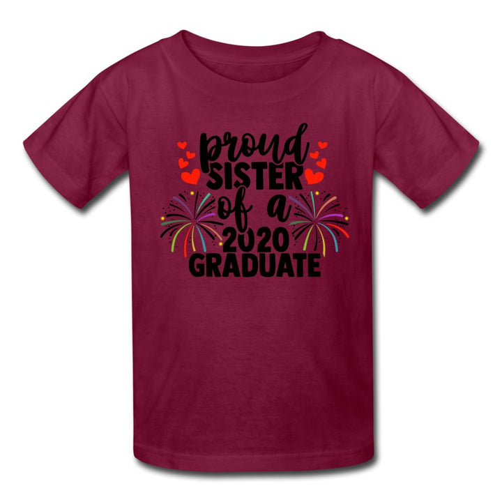 Proud Sister Of A 2020 Grad Kids Shirt - Beguiling Phenix Boutique