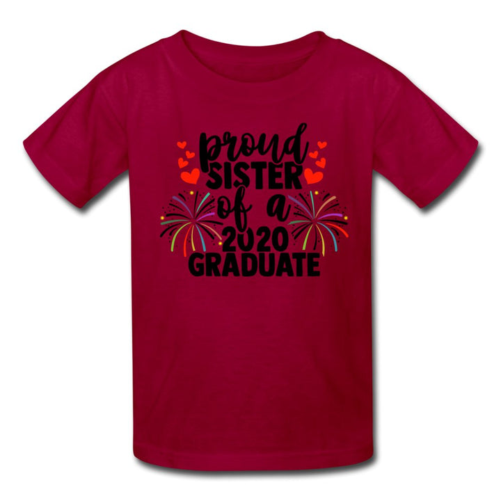 Proud Sister Of A 2020 Grad Kids Shirt - Beguiling Phenix Boutique