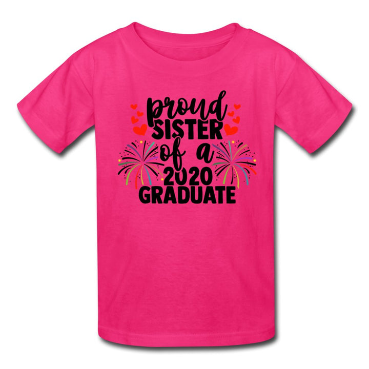 Proud Sister Of A 2020 Grad Kids Shirt - Beguiling Phenix Boutique