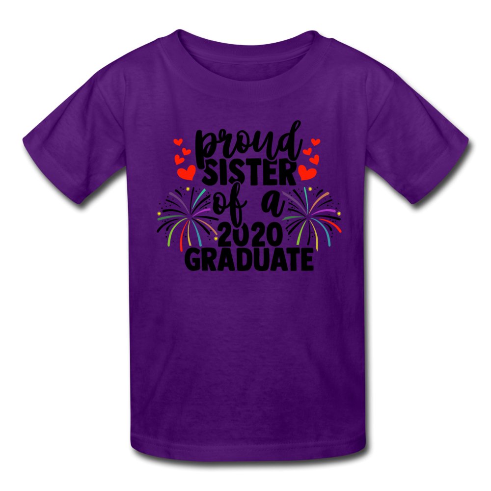 Proud Sister Of A 2020 Grad Kids Shirt - Beguiling Phenix Boutique