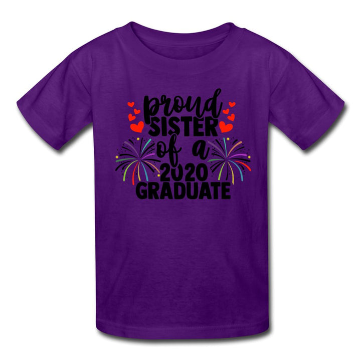 Proud Sister Of A 2020 Grad Kids Shirt - Beguiling Phenix Boutique