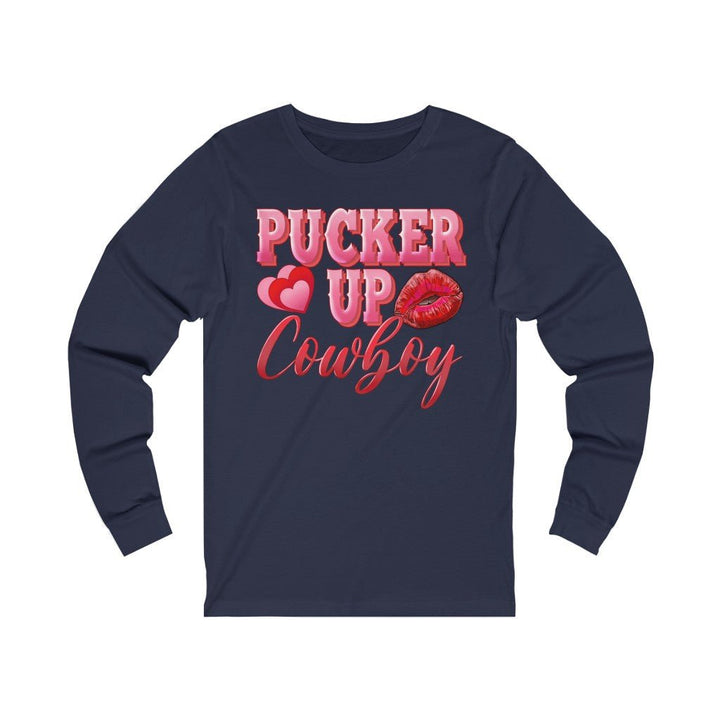 Pucker Up Cowboy Unisex Jersey Long Sleeve Tee - Beguiling Phenix Boutique