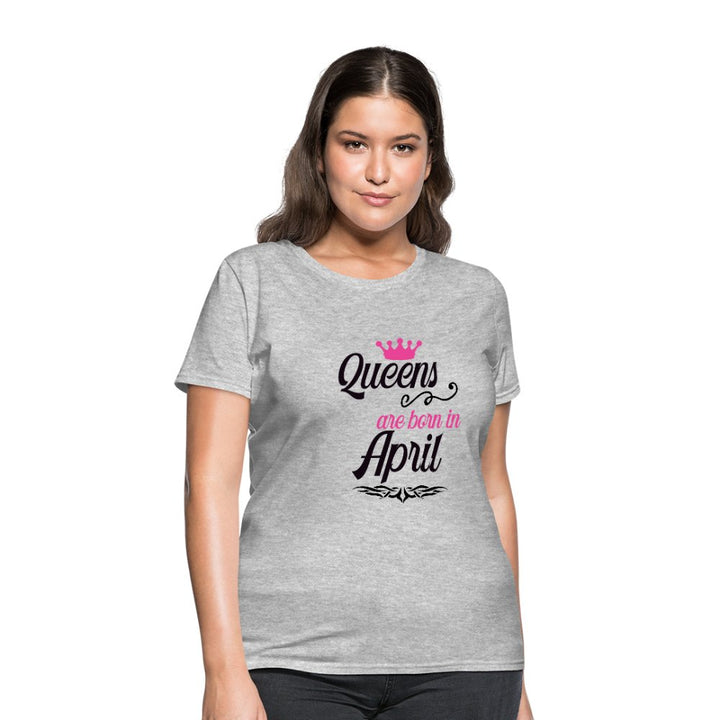 Queens Are Born In April Shirt - Beguiling Phenix Boutique