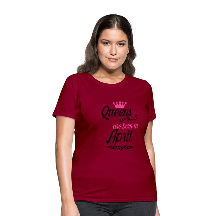 Queens Are Born In April Shirt - Beguiling Phenix Boutique
