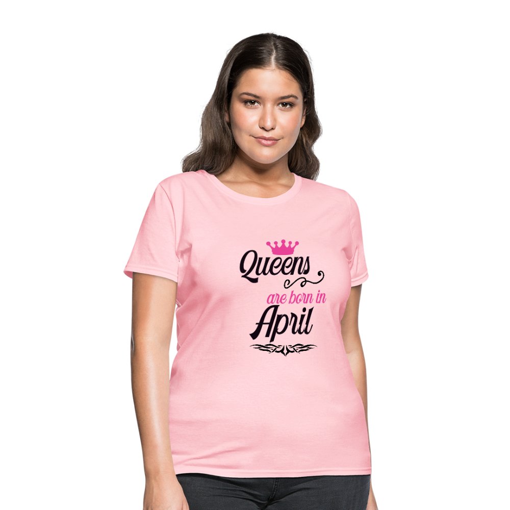 Queens Are Born In April Shirt - Beguiling Phenix Boutique