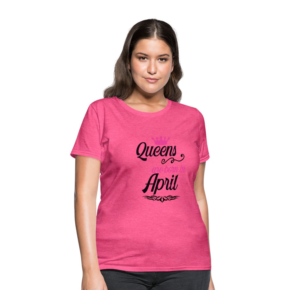 Queens Are Born In April Shirt - Beguiling Phenix Boutique