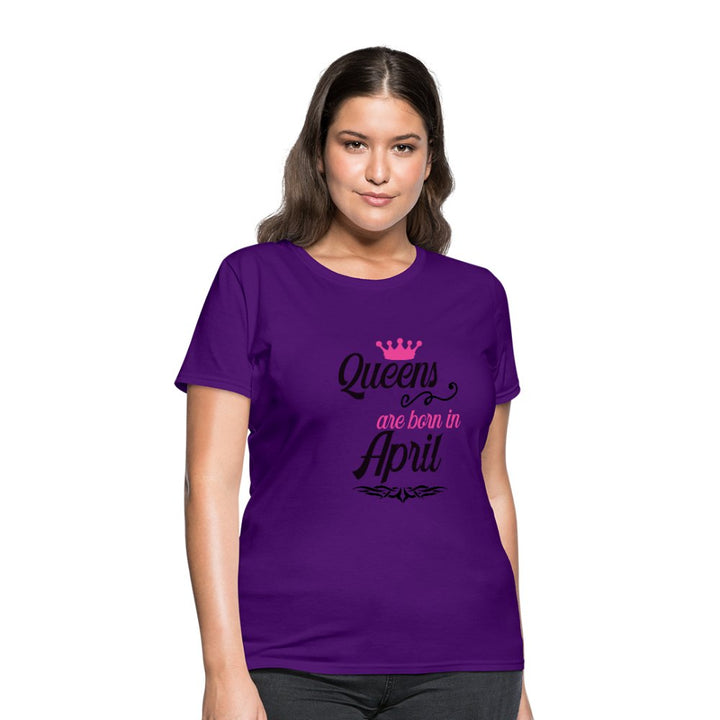 Queens Are Born In April Shirt - Beguiling Phenix Boutique