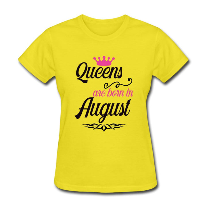 Queens Are Born In August Shirt - Beguiling Phenix Boutique