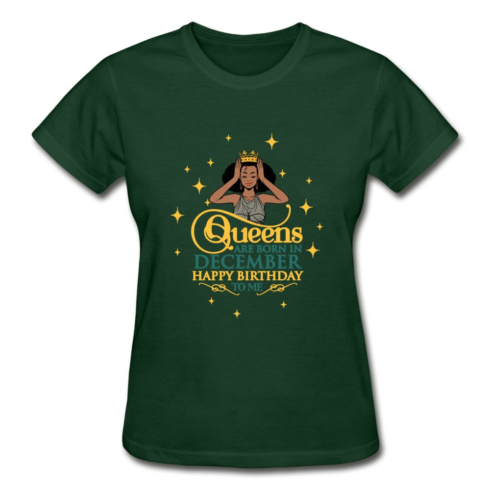 Queens Are Born In December - Ladies Shirt - Beguiling Phenix Boutique