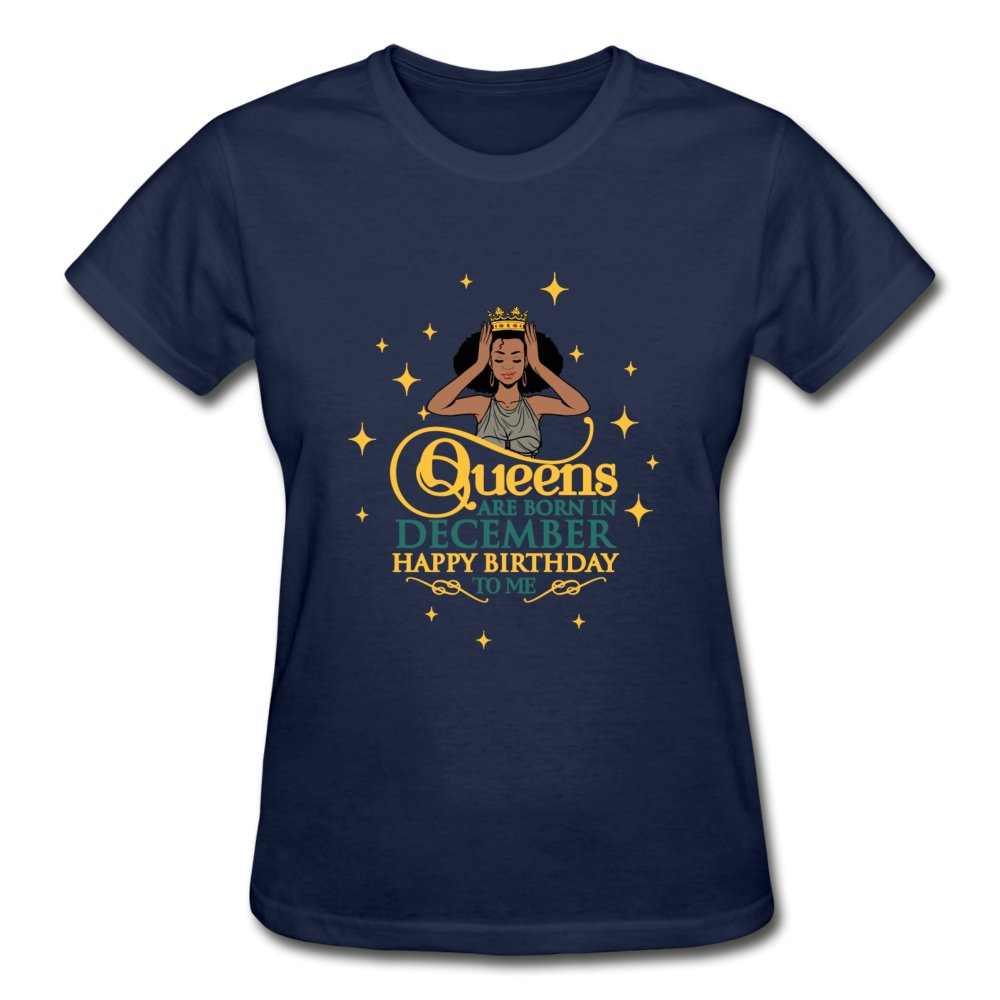 Queens Are Born In December - Ladies Shirt - Beguiling Phenix Boutique
