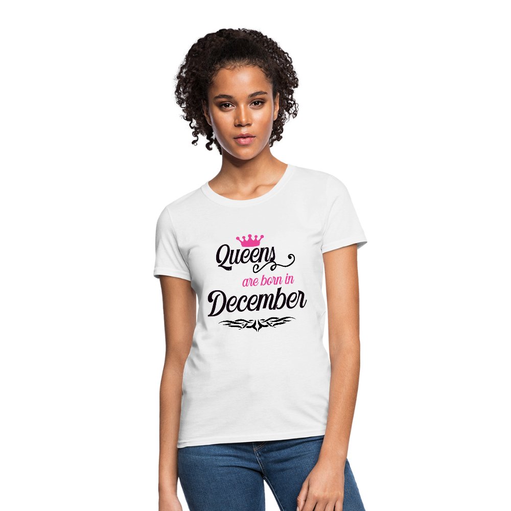 Queens Are Born In December Shirt - Beguiling Phenix Boutique