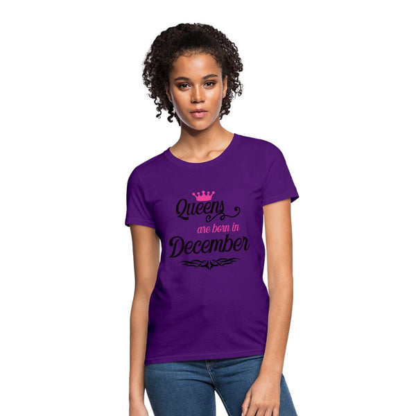 Queens Are Born In December Shirt - Beguiling Phenix Boutique