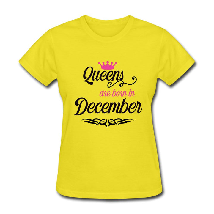 Queens Are Born In December Shirt - Beguiling Phenix Boutique