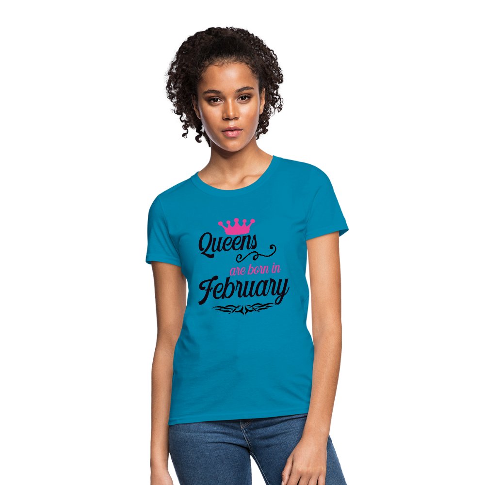 Queens Are Born In February Shirt - Beguiling Phenix Boutique