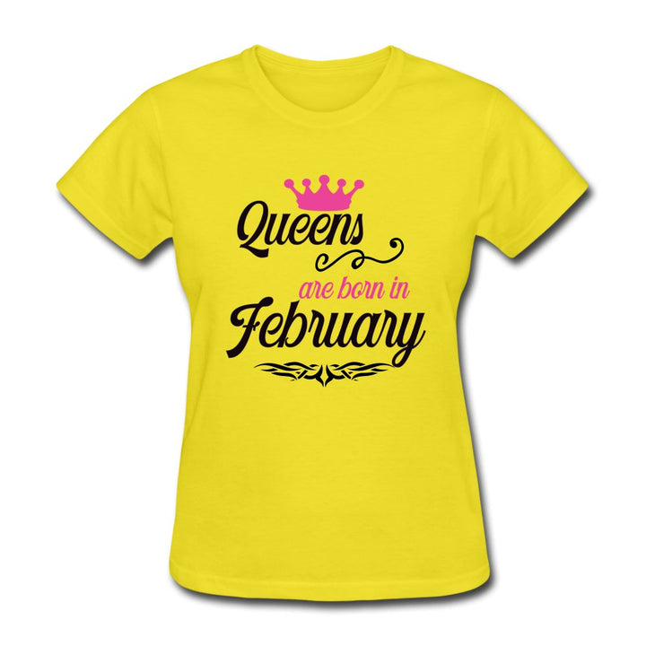 Queens Are Born In February Shirt - Beguiling Phenix Boutique