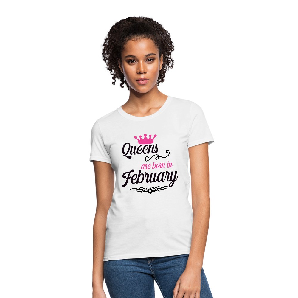 Queens Are Born In February Shirt - Beguiling Phenix Boutique