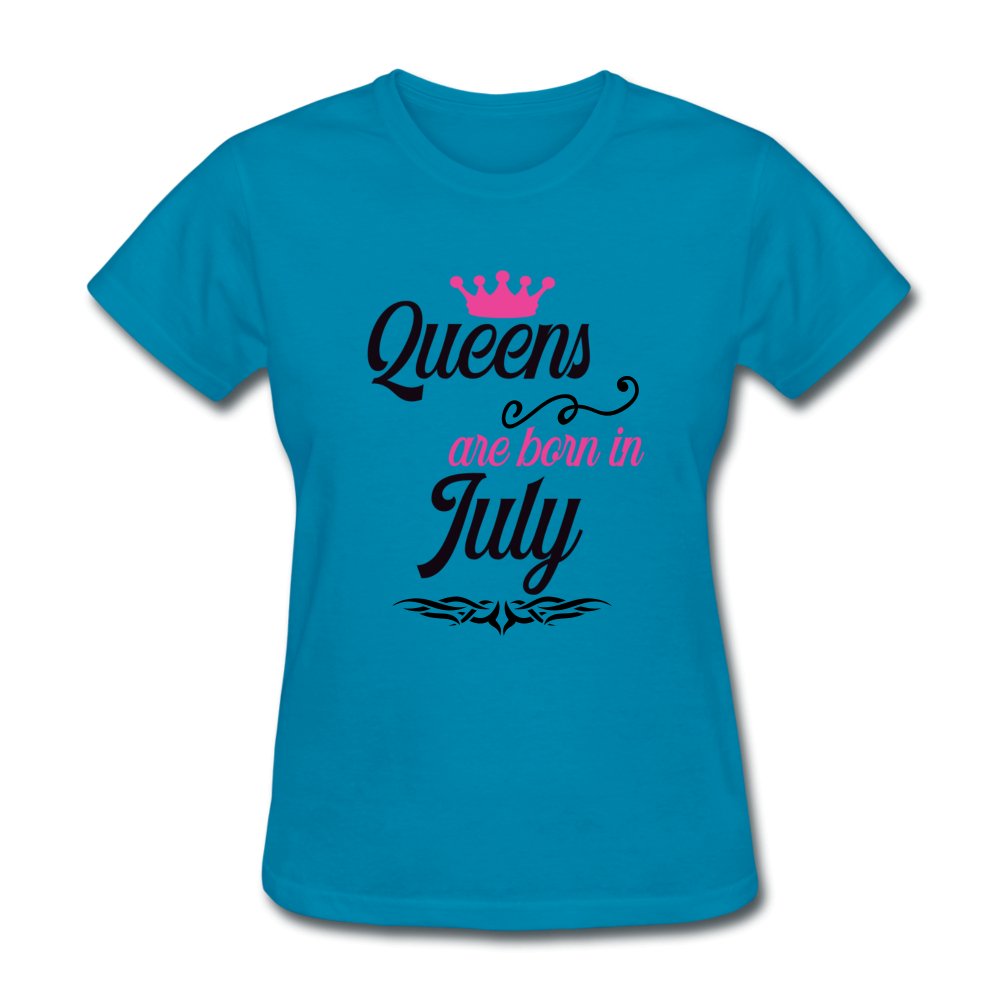 Queens Are Born In July Shirt - Beguiling Phenix Boutique