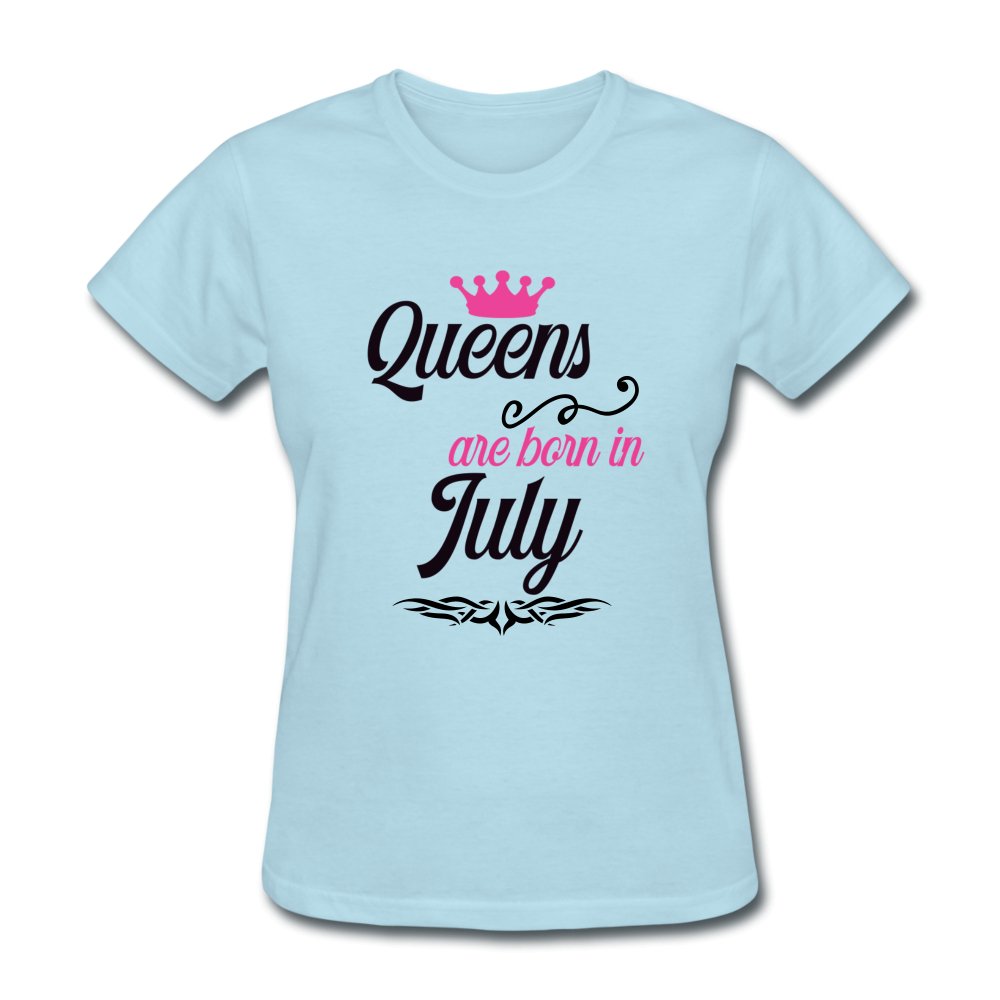 Queens Are Born In July Shirt - Beguiling Phenix Boutique