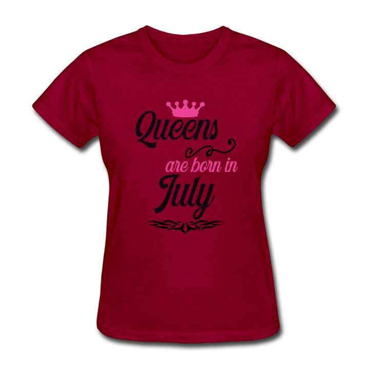 Queens Are Born In July Shirt - Beguiling Phenix Boutique