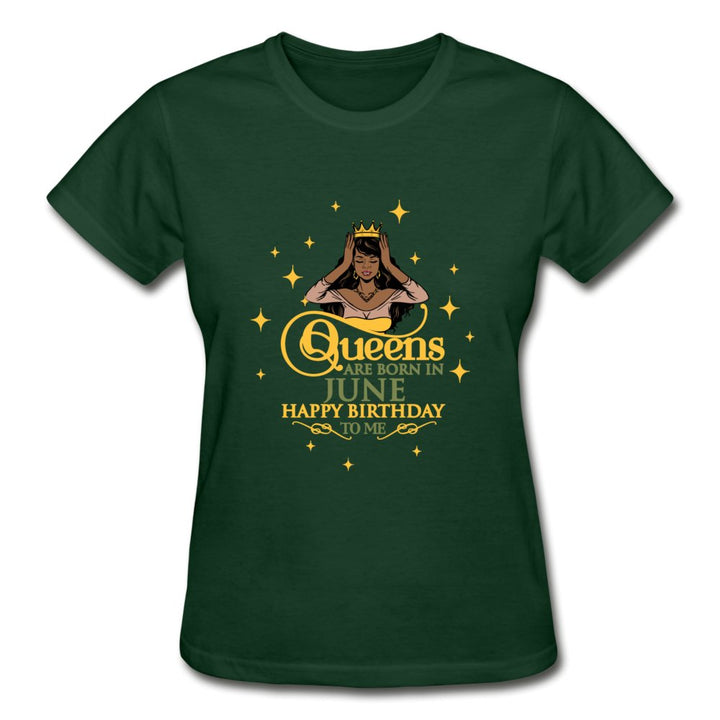 Queens Are Born In June - Ladies Shirt - Beguiling Phenix Boutique