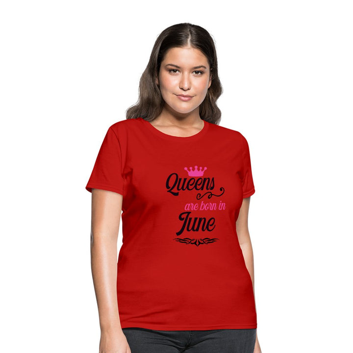 Queens Are Born In June Shirt - Beguiling Phenix Boutique