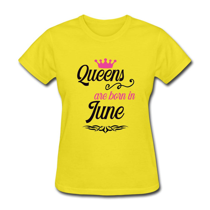 Queens Are Born In June Shirt - Beguiling Phenix Boutique