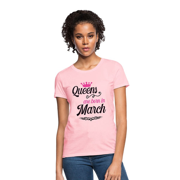 Queens Are Born In March Shirt - Beguiling Phenix Boutique