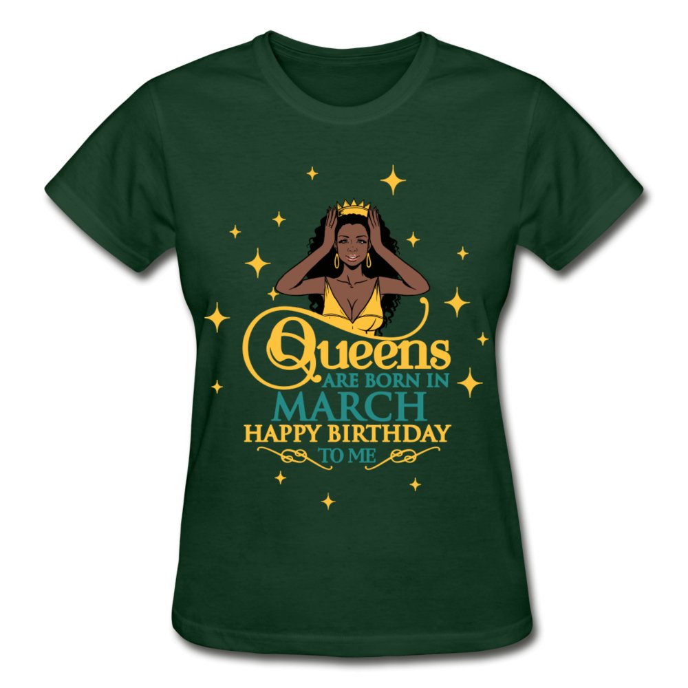 Queens are born in March Shirt - Beguiling Phenix Boutique
