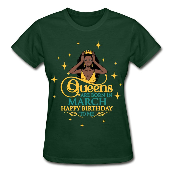 Queens are born in March Shirt - Beguiling Phenix Boutique
